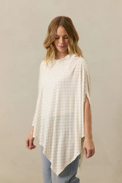 Bleu Toile Nursing Cover