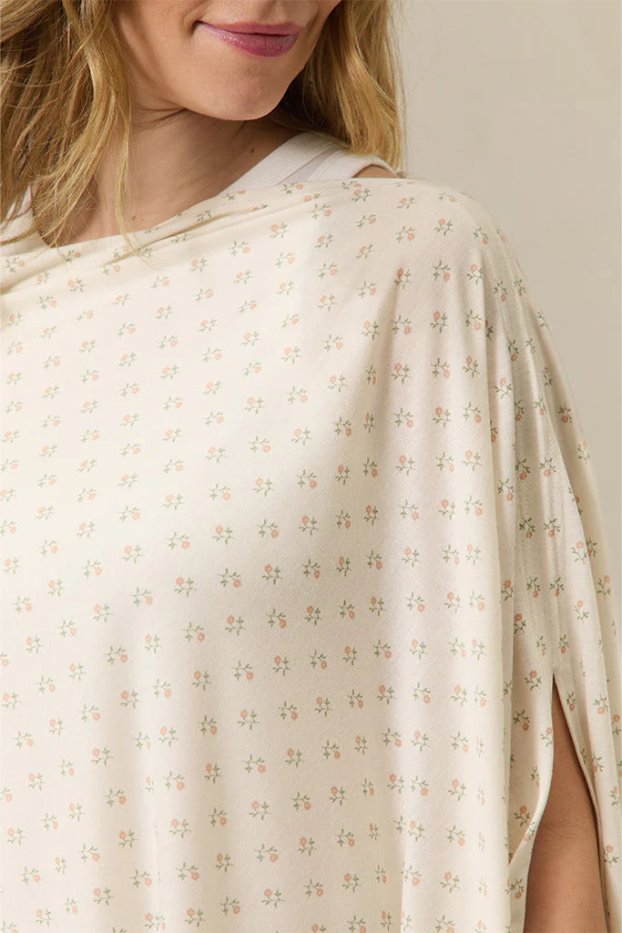 Bleu Toile Nursing Cover