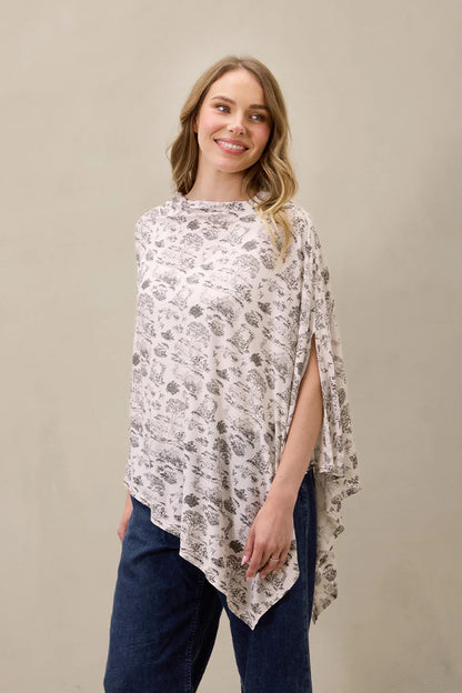 Bleu Toile Nursing Cover