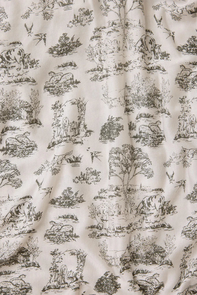 Bleu Toile Nursing Cover