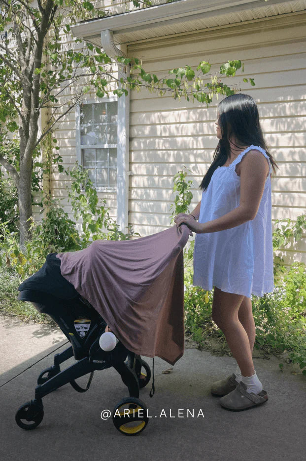 Bleu Toile Nursing Cover