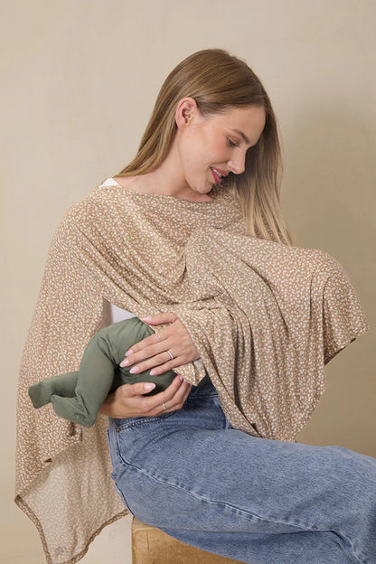 Bleu Toile Nursing Cover