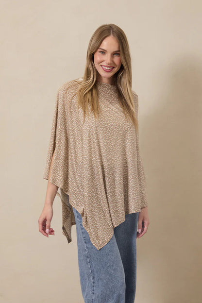 Bleu Toile Nursing Cover