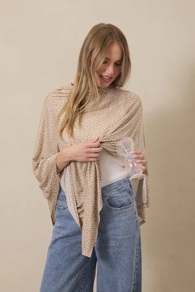 Bleu Toile Nursing Cover