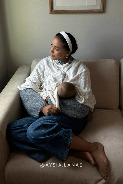 Bleu Toile Nursing Cover