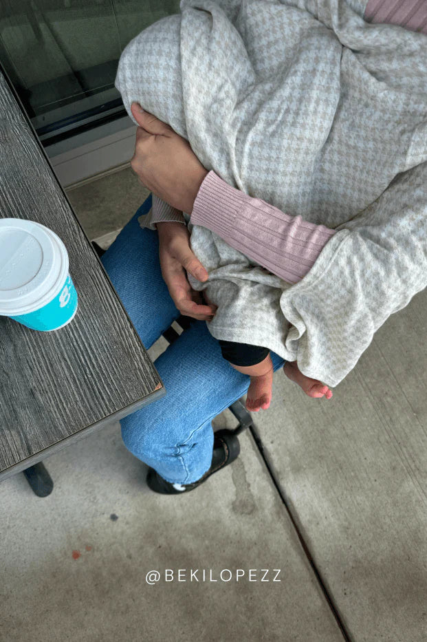 Bleu Toile Nursing Cover