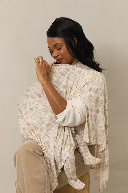 Bleu Toile Nursing Cover