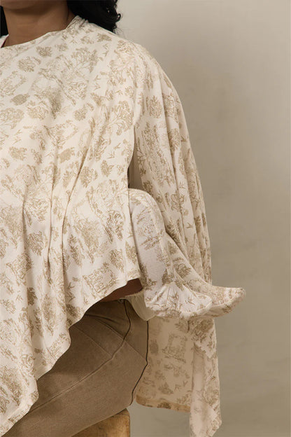 Bleu Toile Nursing Cover