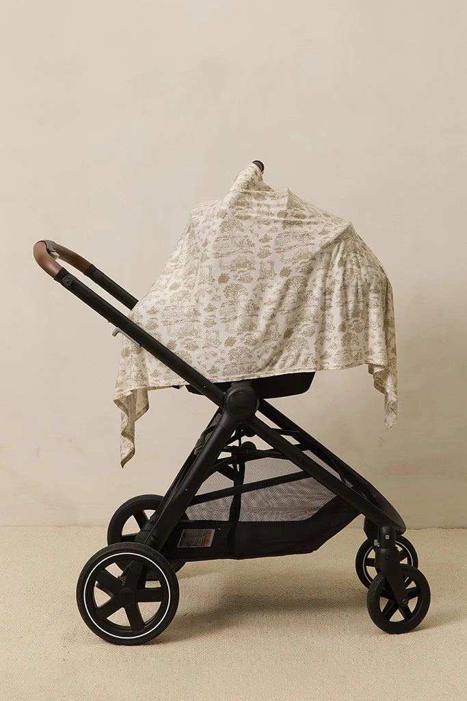 Bleu Toile Nursing Cover