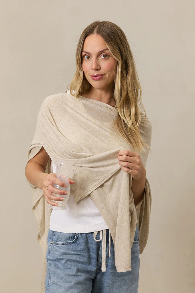 Bleu Toile Nursing Cover