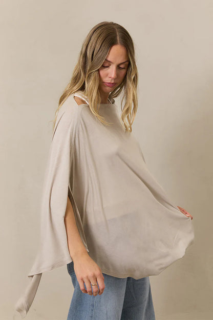 Bleu Toile Nursing Cover