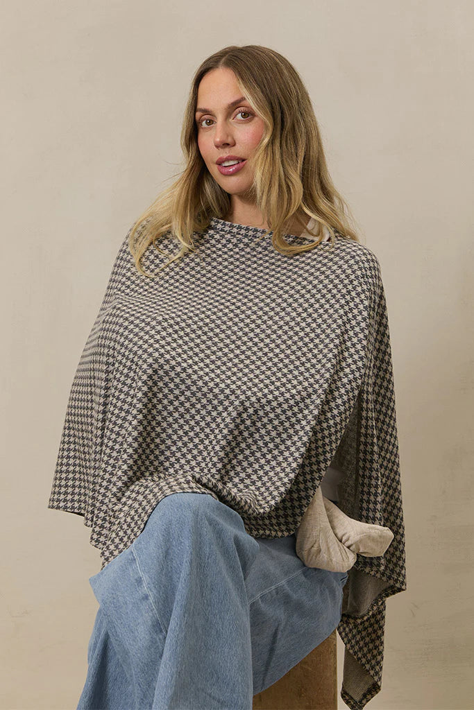 Bleu Toile Nursing Cover