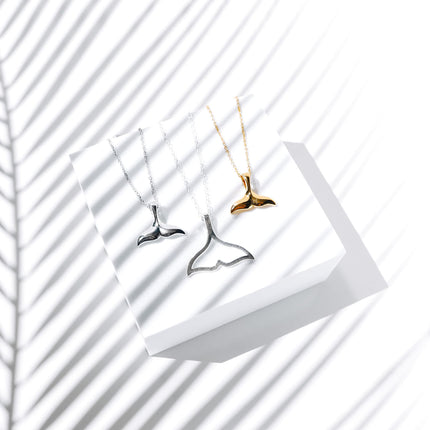 Elegante Elara Walvissenstaart Halsketting