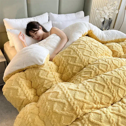 SereneSleep Winter Dekbedovertrek - Luxe Kasjmier Fleece Dekbed voor Ultiem Wintercomfort