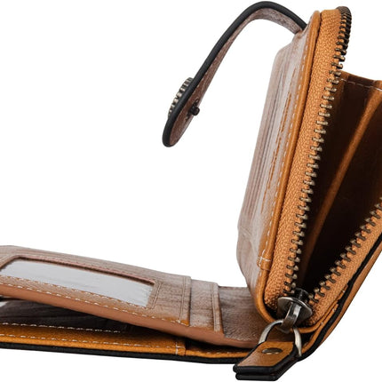 LeatherMax - Stijlvolle Leren Portemonnee met Polsband
