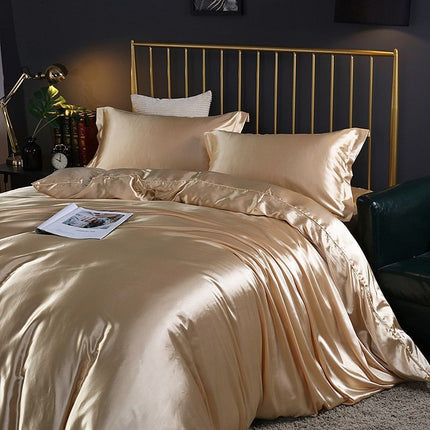 ZijdeEssentie Luxe Bedtextiel Set - Ultiem Comfort & Elegantie